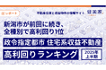 新潟市が前回に引き続き、全種別で高利回り1位健美家 「2025年上半期 政令指定都市 住宅系収益不動産 高利回りランキング」
