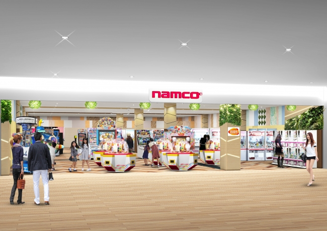 景品機やアーケードゲーム機が充実したアミューズメント施設「namco