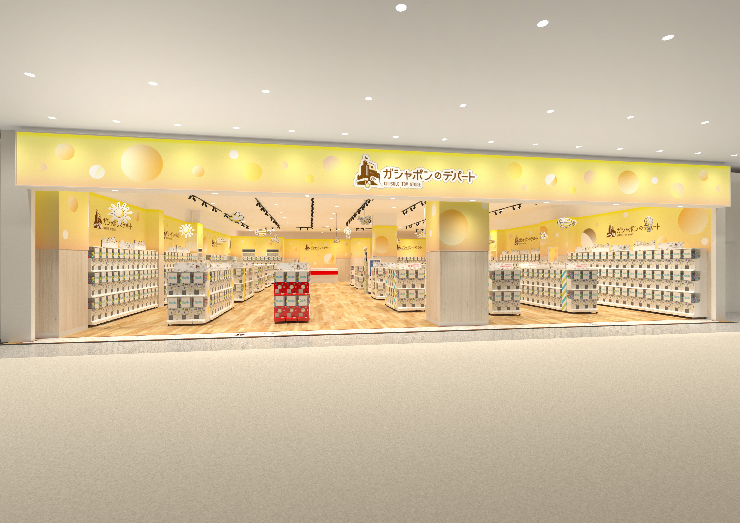 中四国最大級のカプセルトイ専門店へ変身 移転増床 面数拡大 ガシャポンのデパート おのだサンパーク店 22年3月10日 木 リニューアルオープン バンダイナムコアミューズメントのプレスリリース