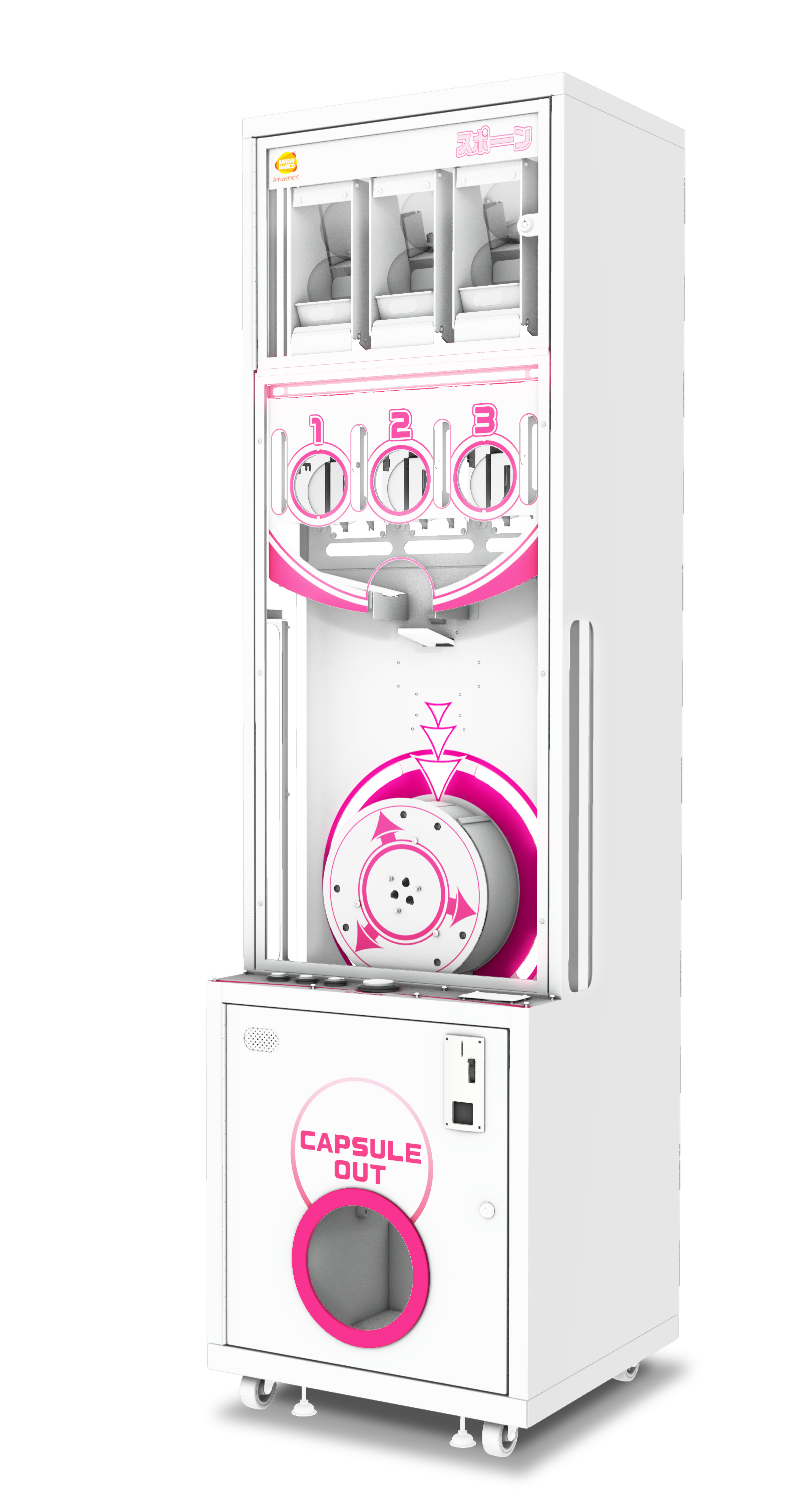 省スペースカプセルプライズ機 スポーン 稼働開始 余ったスペース活用にぴったり 幅広い世代が気軽に楽しめる新しいアミューズメント機器 バンダイナムコアミューズメントのプレスリリース