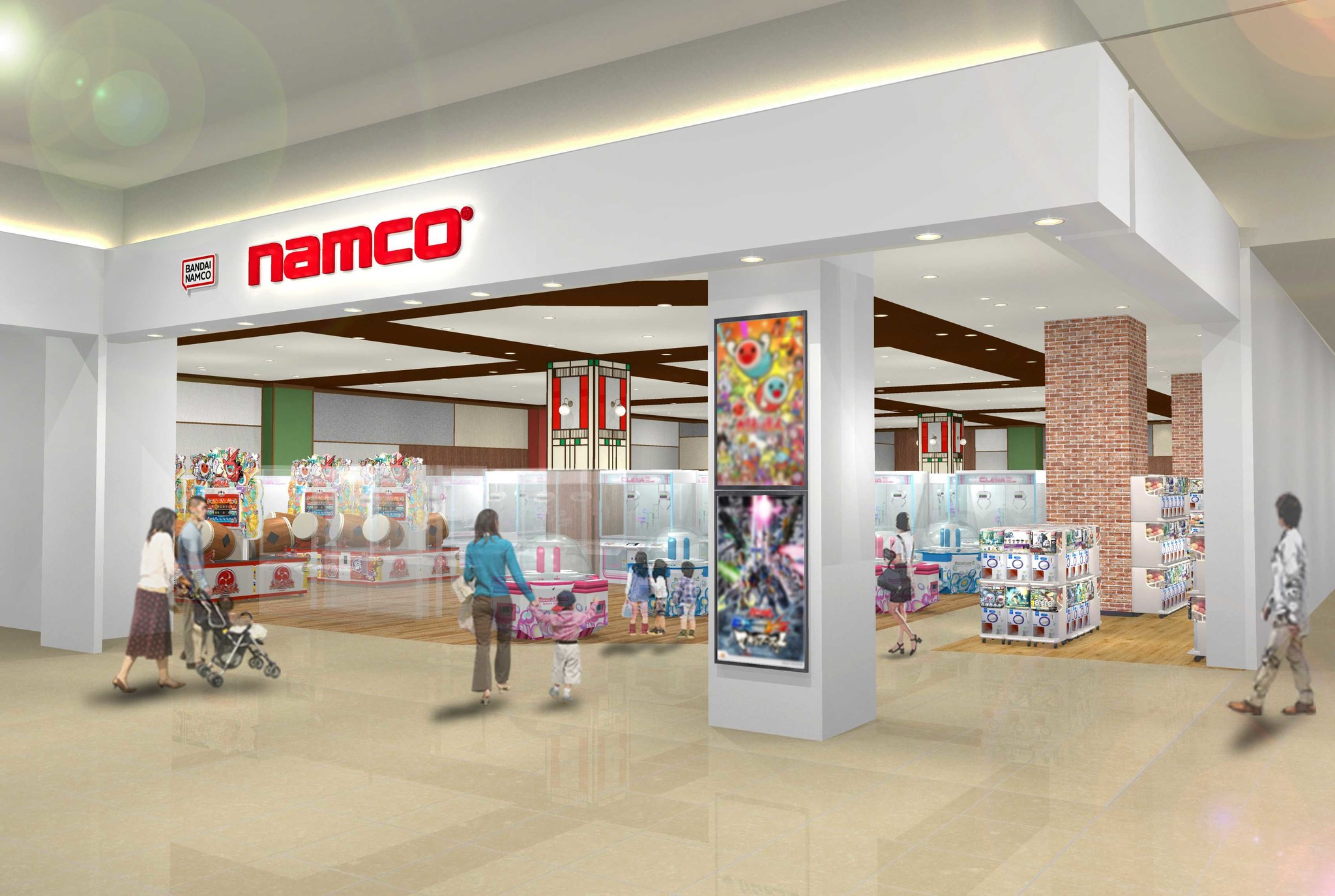 クレーンゲーム機が充実したアミューズメント施設 Namcoイオンモール山形南店 22年7月8日 金 オープン バンダイナムコアミューズメントのプレスリリース