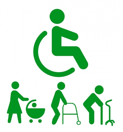 アクセシブル ツーリズム 車椅子移動の情報や注意を示すために表示される視覚記号 サイン ピクトグラムでar対応 Vrio 一般社団法人ｖｒ革新機構のプレスリリース