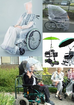 車椅子雨具（Amazonより）