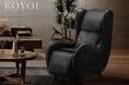 電動ソファ「マッサージソファ KOYOI（こよい）」にブラックのソフトレザーが登場