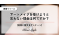 20代では美容への関心度が二極化か?アートメイクを”受けたくない”理由に関する調査実施!