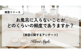 ”風呂キャン”調査で意外な事実が判明!全体の〇%は「週に1回以上お風呂に入らない日がある」と回答