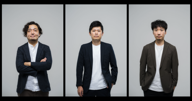 左：執行役員　木村 武雄、中：代表取締役　吉田 和史、右：執行役員　清水 隆太