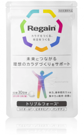 生活に取り入れたい健康維持対策No.1」のリゲイントリプルフォースが