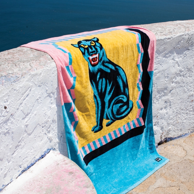 Luke Pelletier Panther Towel  ¥5,800+TAX