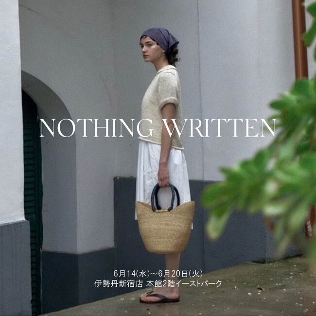 韓国の人気アパレルブランド＜Nothing Written/ナッシングリトゥン＞が