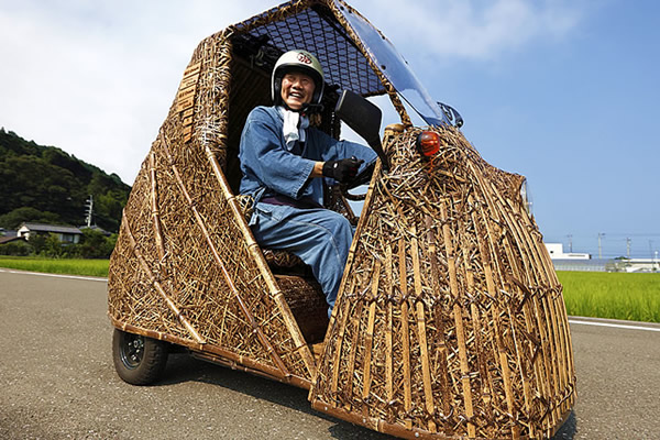 日本唯一の虎竹自動車「竹トラッカー」
