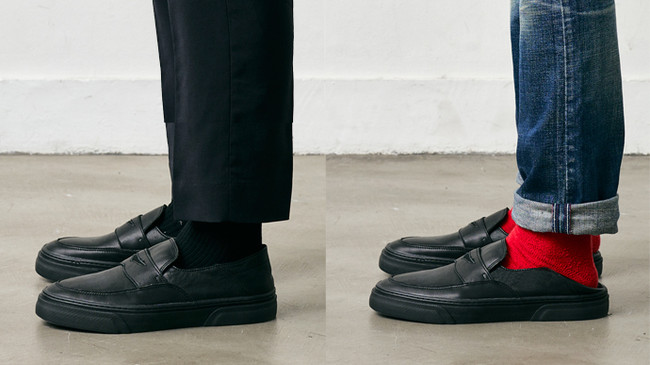 現代のビジネスカジュアルに最適な 本革ローファースニーカー Slack Footwear 株式会社エフ エー アール エムのプレスリリース