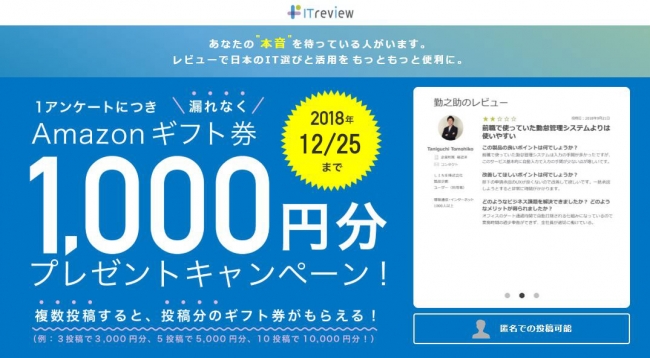 ITreview キャンペーン