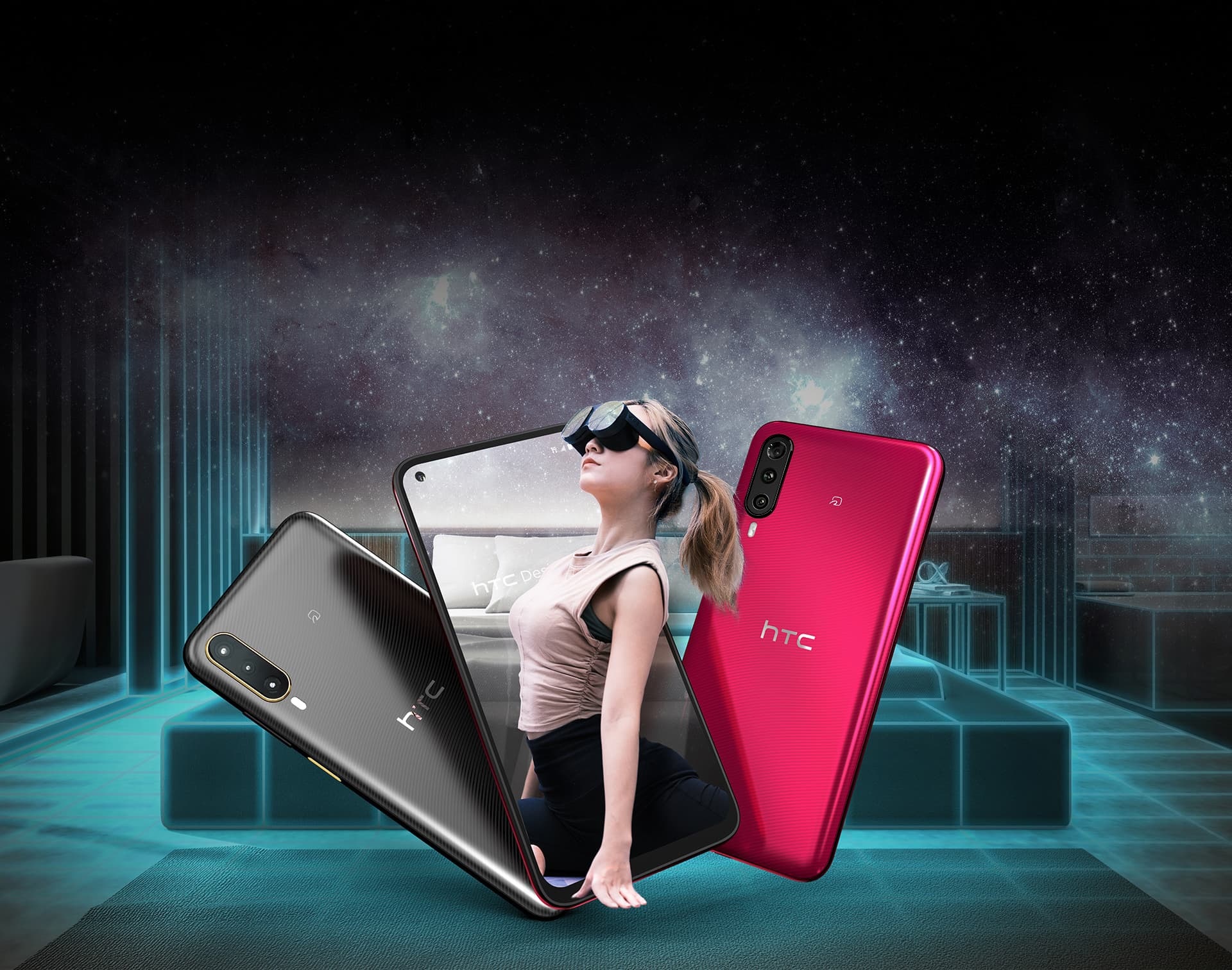HTC HTC Desire 22 pro サルサレッド 6.6型 8GB/128GB SIMフリー HTC HTC Desire 22 pro サルサレッド 6.6型 8GB/128GB SIMフリー