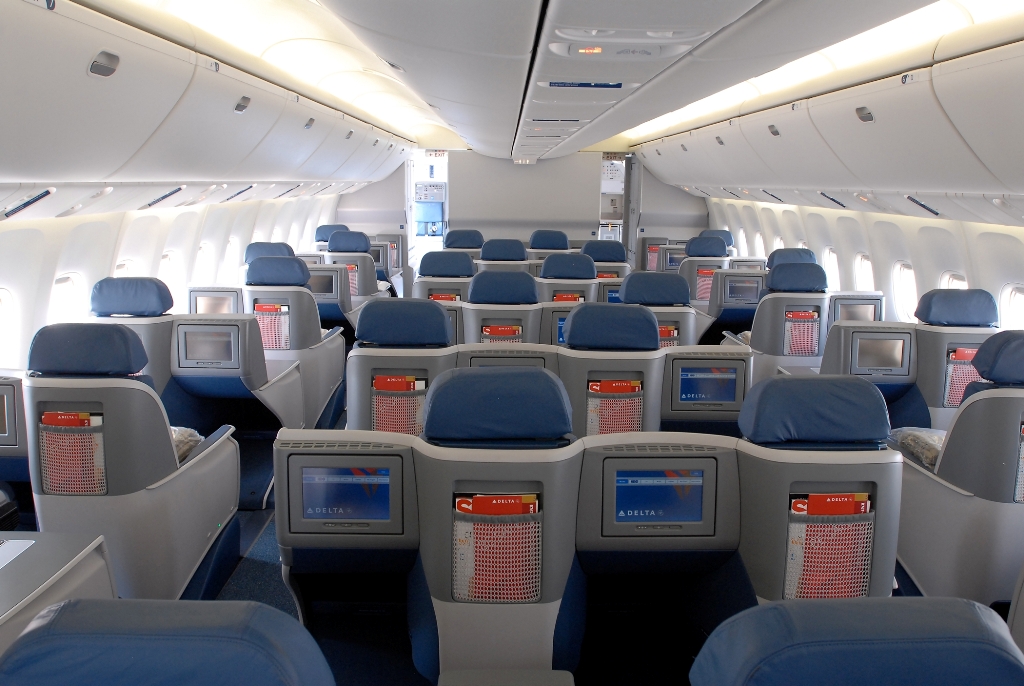 Boeing 767 cabin interior
