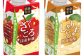 まるで果汁たっぷりの果実を食べている感覚! 果肉入りの国産果汁飲料 農協果実シリーズ新発売!! 『農協果実 ざくごろ国産林檎』『農協果実 しゃりじゅわ国産和梨』