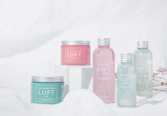 Luft ルフト から大人気ケア デザインオイルに 桜の香り が新登場 さらに 昨年の限定品ヘアーデザインワックス 桜の香り を定番製品として発売 株式会社global Style Japanのプレスリリース