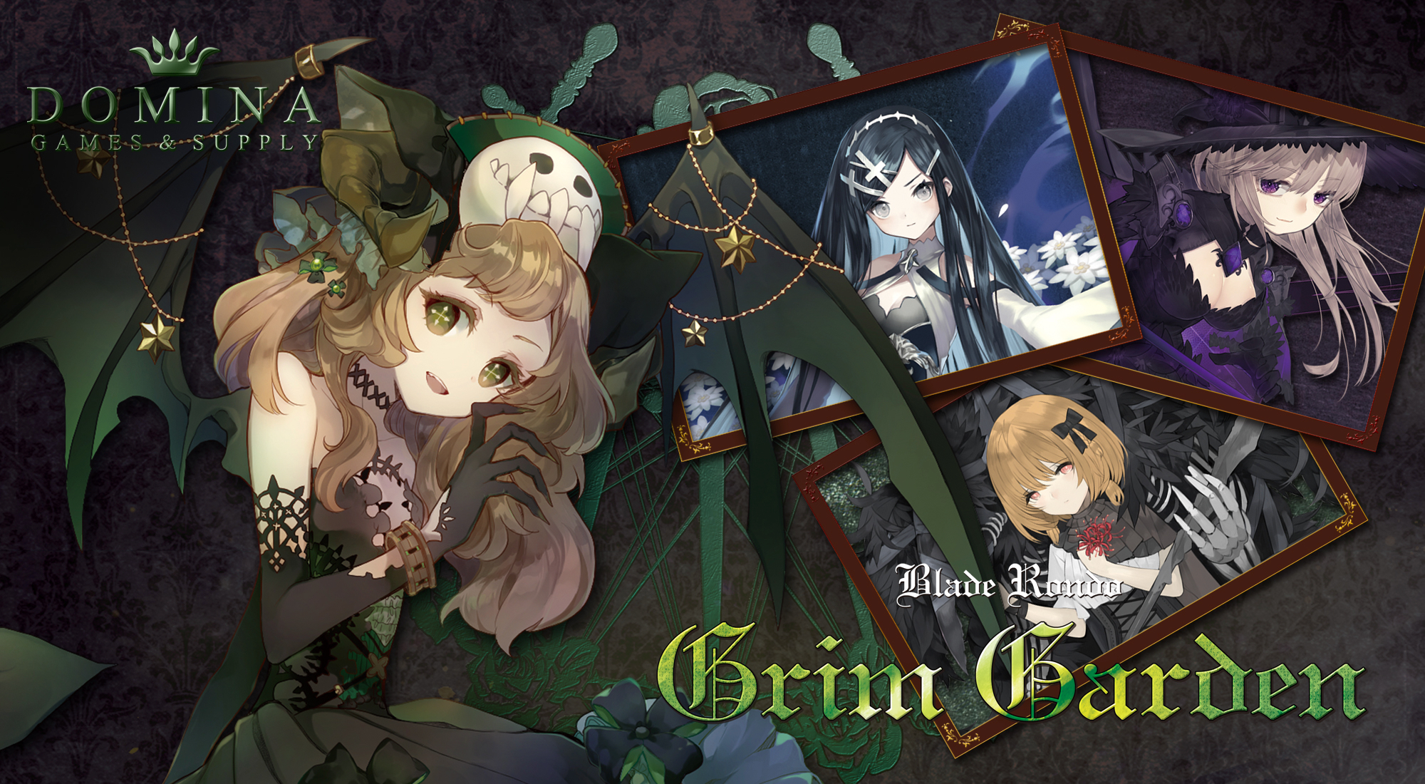 1人で遊べる新感覚カードゲーム Grim Garden グリムガーデン が5月30日 木 に発売 株式会社風栄社のプレスリリース