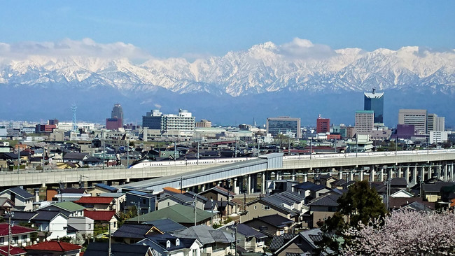 12階コンセプトフロア「富山」から見る立山連峰（イメージ）