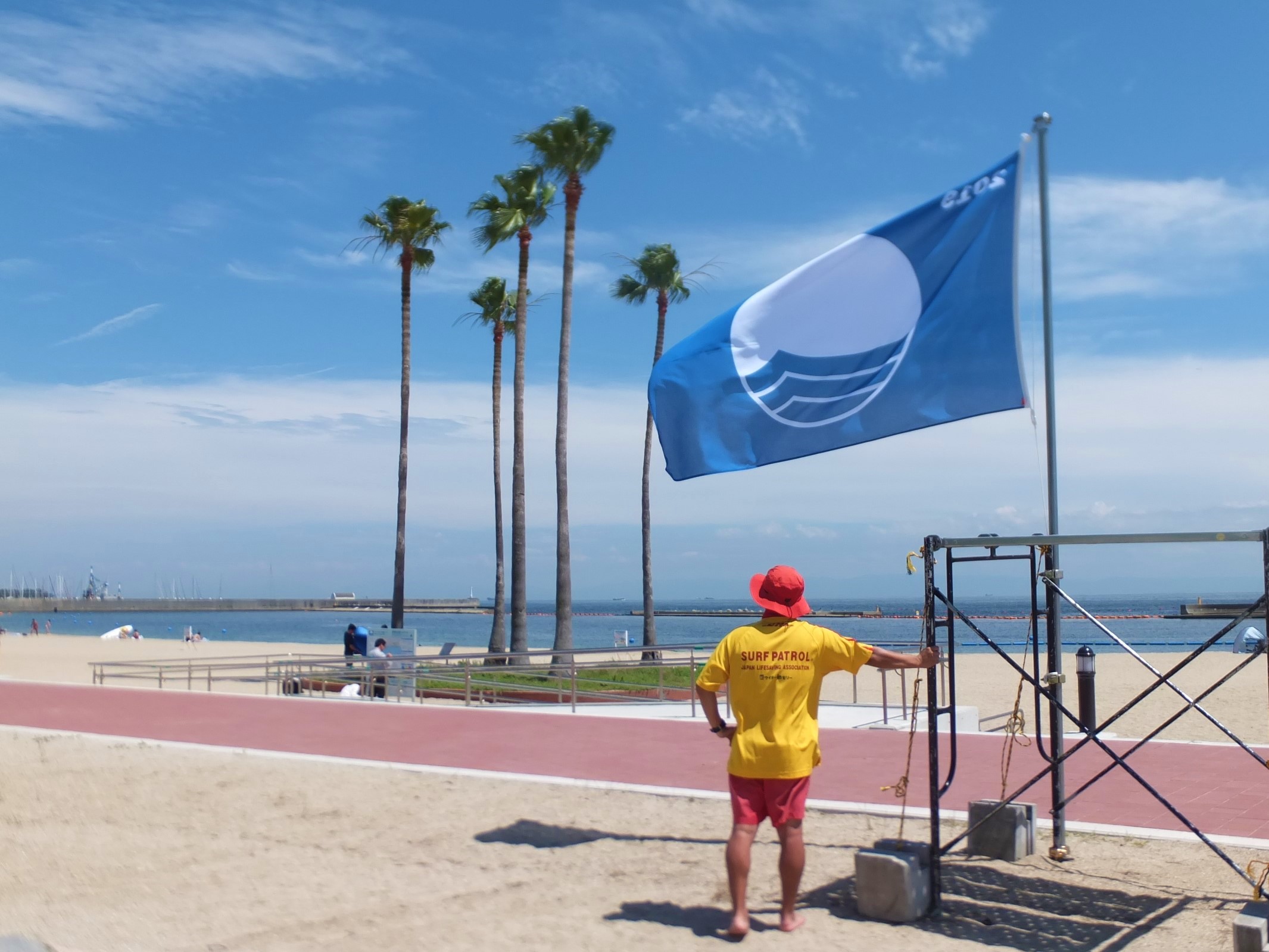 8月25日 日 まで46日間の海水浴シーズンに突入 関西初 須磨海水浴場 が ブルーフラッグ を取得 阪神間唯一の自然海岸に国際的な環境認証を得る 一般財団法人 神戸観光局のプレスリリース