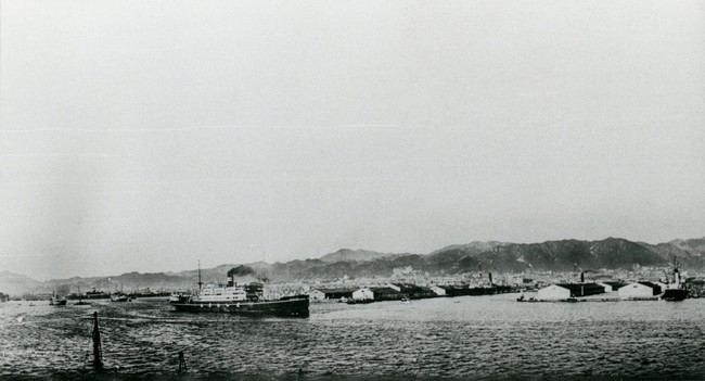 1923年(大正12年)頃の新港突堤