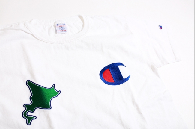 Champion 札幌ステラプレイス オープン記念限定商品Made in USA「T1011」Tシャツイメージ