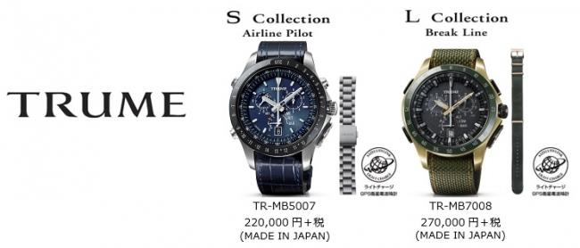 29563円 評価 TRUME TR-MB5008 S collection Airline Pilot ソーラー腕時計 アナログ