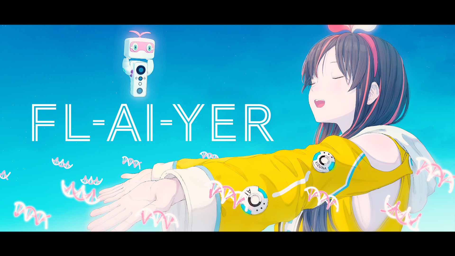 Kizuna AI(キズナアイ)が4曲入りEP「Replies」からメゾネットメゾン制作による「FL-AI-YER」MVを公開