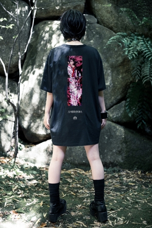 くろねこ×42(FORTYTWO) コラボTシャツ Black