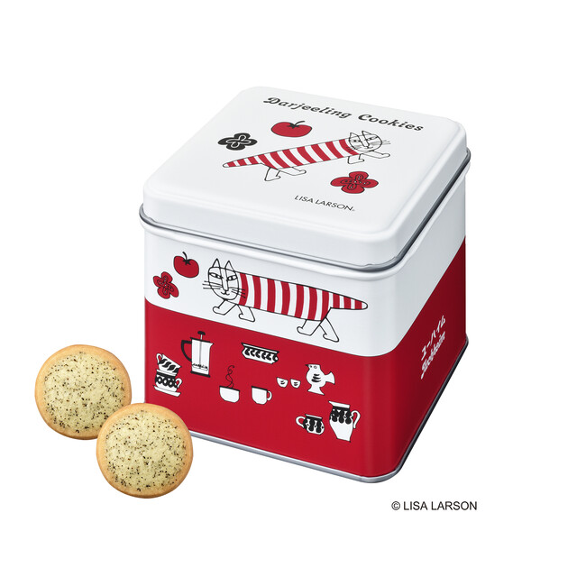 ダージリンクッキー　税込1,620円(14個入)　★缶入り