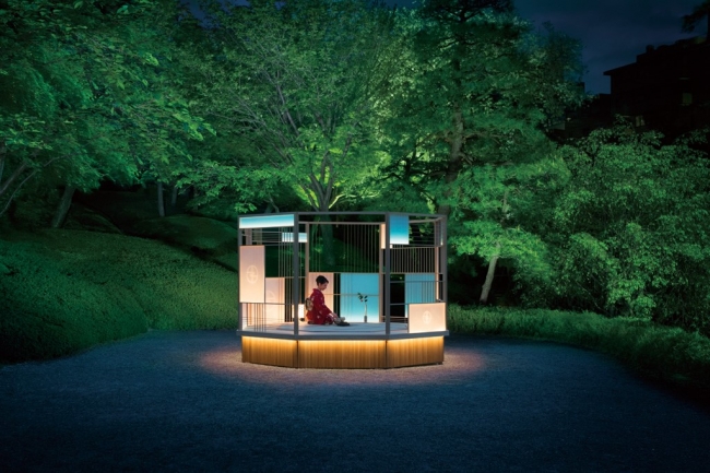 八芳園と大川市の職人が共同開発した 移動型組み立て式茶室「無常庵 MUJYOAN」