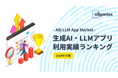 Allganize、Alli LLM App Marketにおける「生成AI・LLMアプリ利用実績ランキング」2024年7月版を公開。企業が最も利用した生成AI・LLMアプリTop5を発表