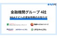 M&Aテックで事業承継問題に挑む「M&Aナビ」、株主として金融機関グループ4社が新たに資本参画