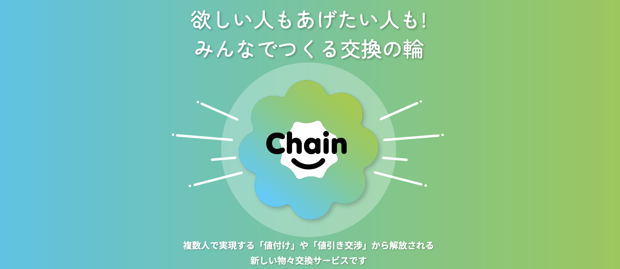 Ctoc の物々交換プラットフォーム 欲しい人もあげたい人も みんなでつくる交換の輪 Chain を正式リリースしました Blue Styleのプレスリリース