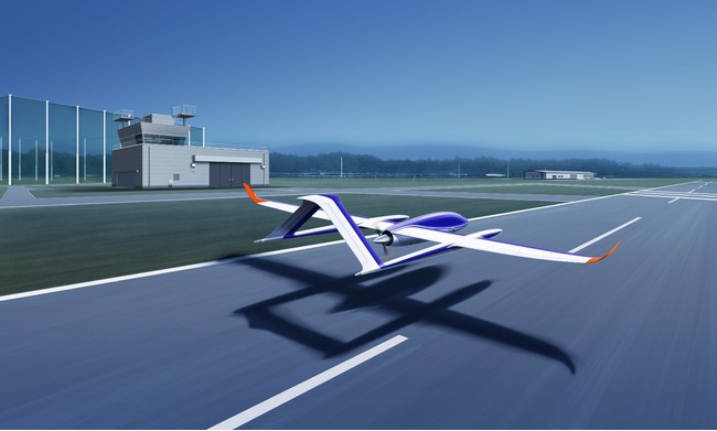無人航空機滑走のイメージ