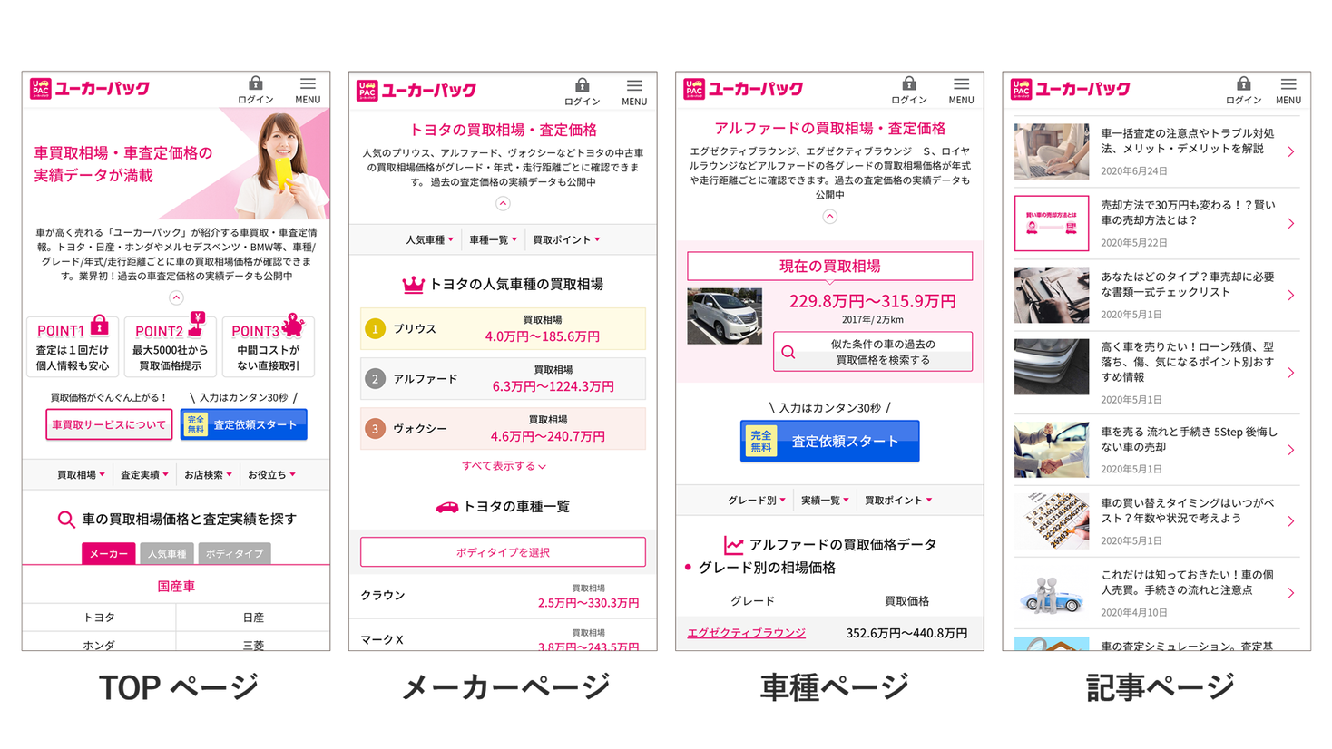 クルマ買取オークション ユーカーパックがwebサイトを全面リニューアル ユーカーパックのプレスリリース