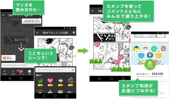 ニコニコ漫画 新機能 スタンプギフト リリース 6 26 水 株式会社トリスタのプレスリリース