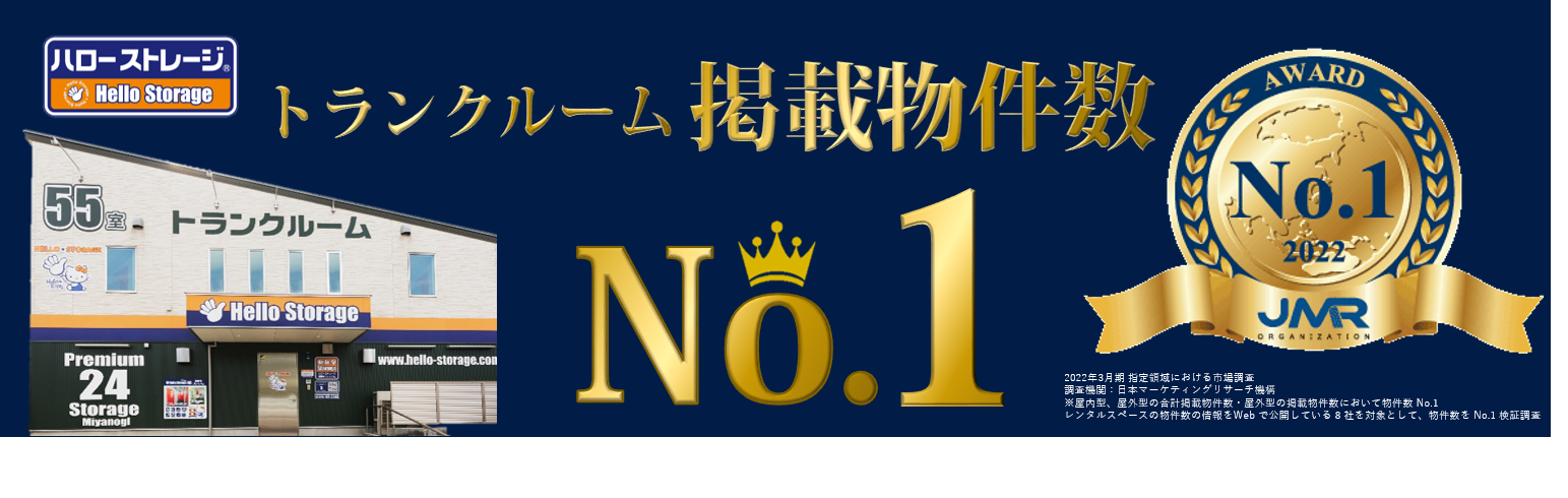 ハローストレージがトランクルームの掲載物件数no 1を獲得 エリアリンク株式会社のプレスリリース