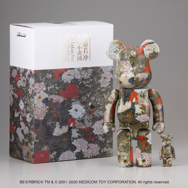 BE@RBRICK 伊藤若冲「百花図」 100% ＆ 400%です。 - おもちゃ