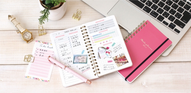 目標を立てておしゃれに楽しく毎日をキロク 女性のためのプランナー Meets Planner ミーツプランナー 発売 株式会社 勝竜社のプレスリリース