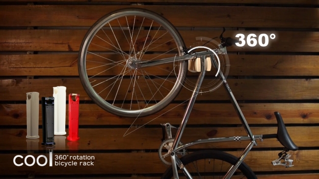 cool bicycle rack