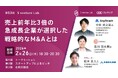 【イベント案内】売上前年比3倍の急成長企業が選択した戦略的なM&Aとは