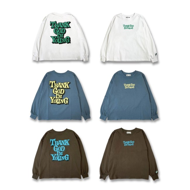 9090 × WIND AND SEA THANK GOD I'M YOUNG - Tシャツ/カットソー(七分