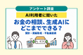家計・資産形成・不動産投資について生成AIにどこまで相談できる？　AI利用者に聞いた「お金に関するAI利用」実態調査