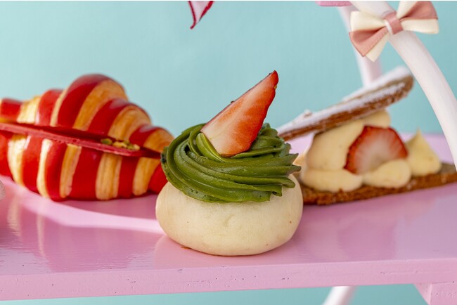 いちご大福風パン いちご大福風パン