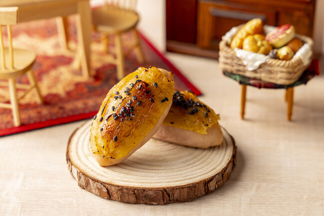 紫芋のブリュレパン 紫芋のブリュレパン