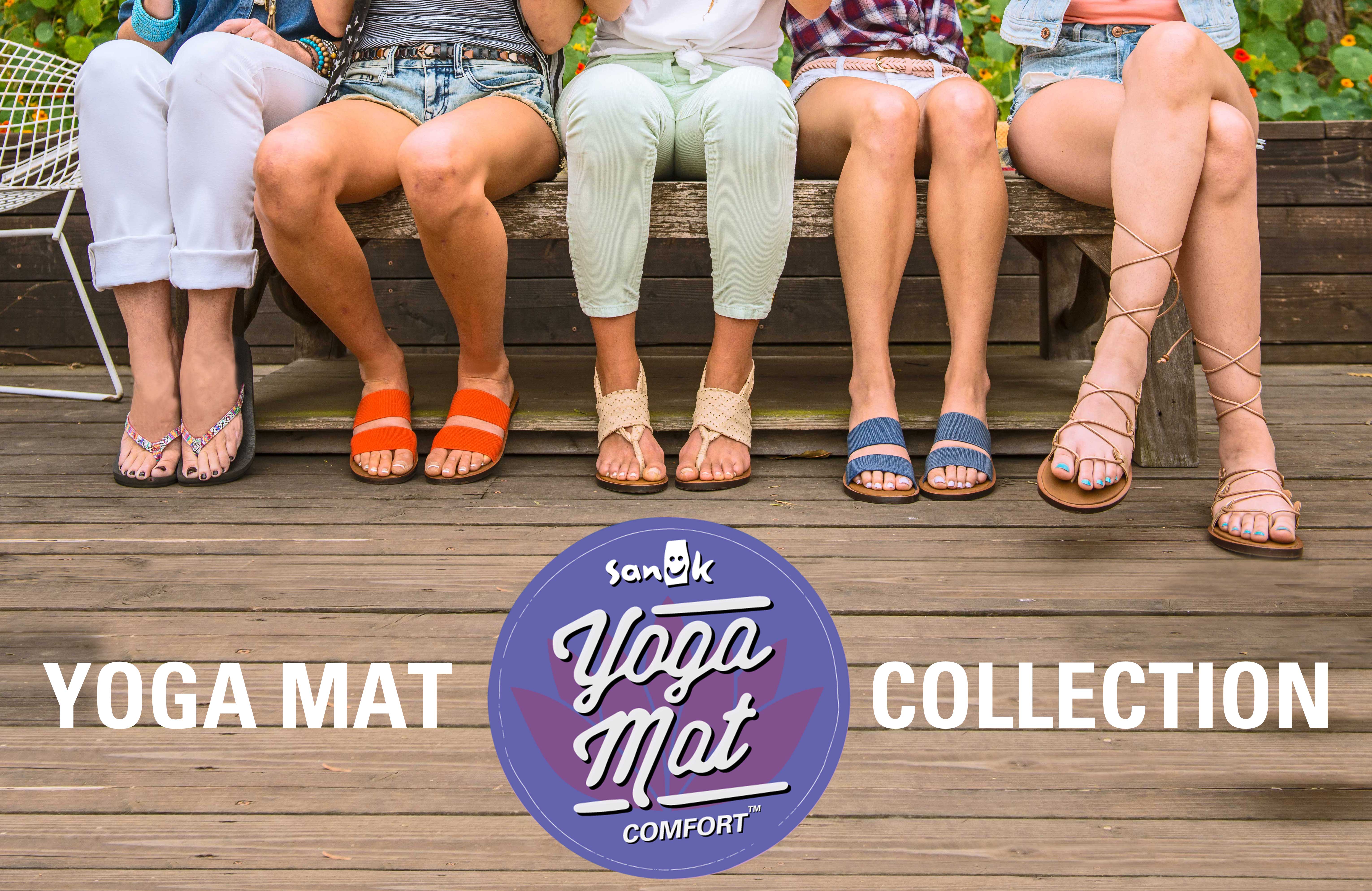 一度履いたらやめられない、”ふわふわ”の履き心地！Sanukから、ヨガマットサンダルコレクションの最新作が勢揃い。｜Deckers  Japan合同会社のプレスリリース