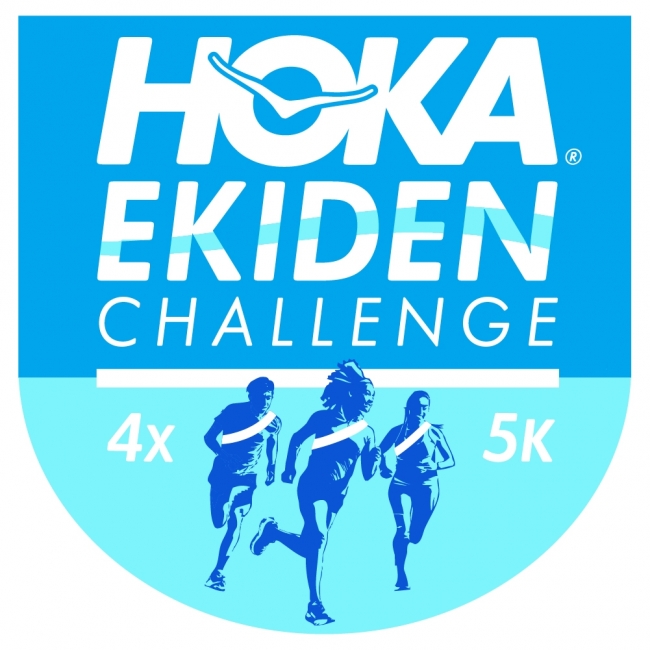 「HOKA EKIDEN Strava チャレンジ」キャンペーン ロゴ
