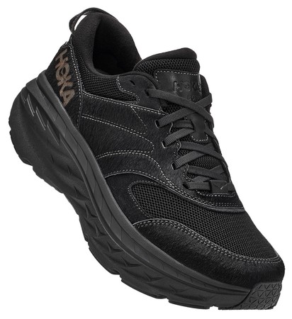 HOKA × EG BONDI L(Black Cow Hair)