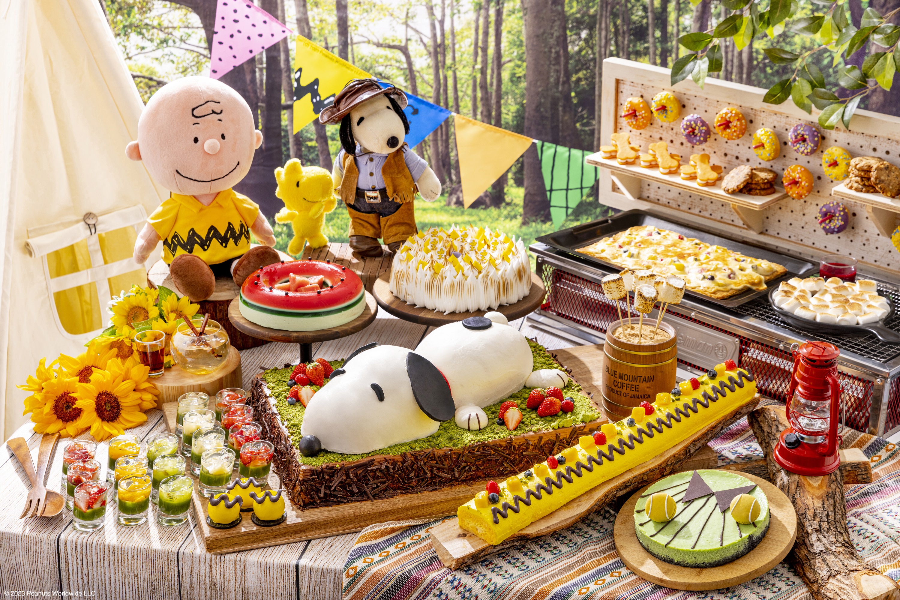 夏のスイーツビュッフェ「Snoopy's Summer Camp」5月25日（木